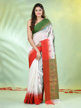 Maroon Cotton Saree With Zari Borders-MA64BCT401190050